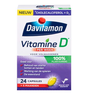 Davitamon Vitamine D3 vegan (24ca) 24ca