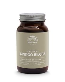 Mattisson Mattisson Ginkgo Biloba Bio (60 vega capsules)
