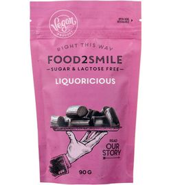 Food2Smile Food2Smile Liquoricious suikervrij lactosevrij (90 gr)