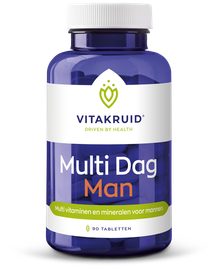 Vitakruid Vitakruid Multi Dag Man 100% Vegan (90 tabletten)