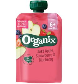 Organix Organix Apple strawberry blueberry 6+ maanden bio (100g)