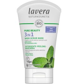 Lavera Lavera Pure Beauty 3-in-1 reiniger - peeling - masker EN- (125 ml)