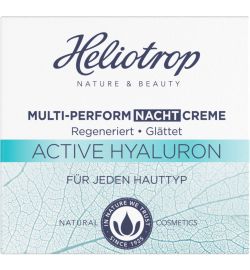 Heliotrop Heliotrop Active hyaluron multi perform nachtcreme (50ml)