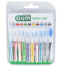 GUM Gum Trav-ler ragers multipack (9 stuks)