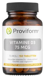 Proviform Proviform Vitamine D3 - 75 Mcg (150 tabletten)