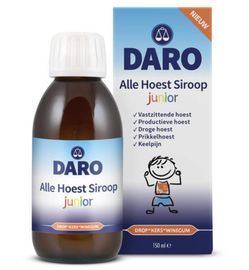 Daro Daro Alle hoest siroop junior (150 ml)