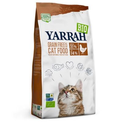 Yarrah Kattenvoer grainfree bio (10kg) 10kg