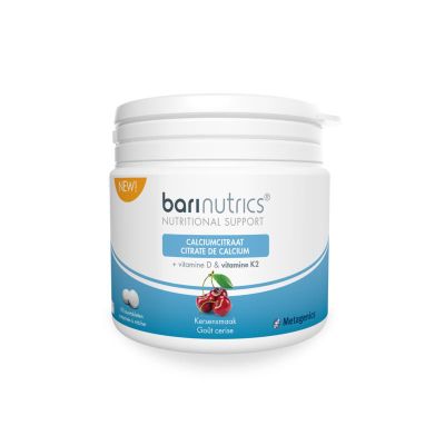 Barinutrics Calciumcitraat K2 kers (90kt) 90kt
