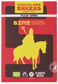 Chocolatemakers Chocolatemakers Sint Letter 65% Puur Bio (120 gr)