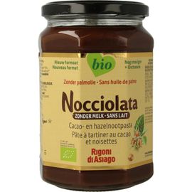 Nocciolata Nocciolata Hazelnootpasta zonder melk bio (650g)