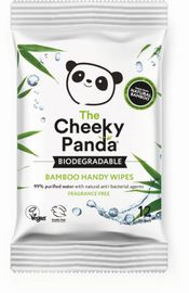 The Cheeky Panda The Cheeky Panda Bamboe bio-afbreekbare vochtig e doekjes (12 stuks)