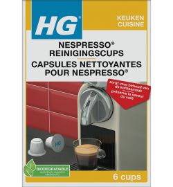 Hg HG Nespresso Reinigingscups (6 Stuks)