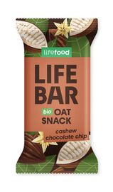 Lifefood Lifefood Lifebar oatsnack chocolate chi p bio (40g)