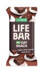 Lifefood Lifebar oatsnack pure chocolad e hazelnoot bio (40g) 40g thumb