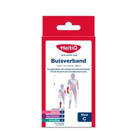 Heltiq HeltiQ Buisverband 1m x 6,75 cm maat C (1 stuk)