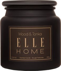 Elle Home Elle Home Wood en tonka candle jar (350 gr)