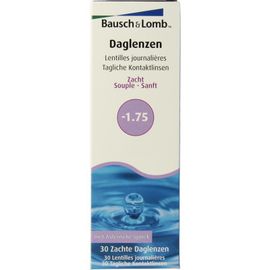Bausch + Lomb Bausch + Lomb Daglenzen -1.75 (30 stuks)