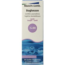 Bausch + Lomb Bausch + Lomb Daglenzen -5.00 (30 stuks)