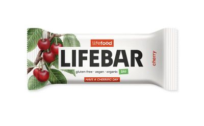 Lifefood Lifebar kersen bio raw (40g) 40g