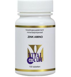 Vital Cell Life Vital Cell Life Zink amino 15mg (100 tabletten)