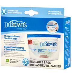 Dr. Brown's Dr Brown's Magnetron sterilisatiezakjes (5 stuks)