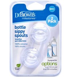 Dr. Brown's Dr Brown's Sippy spout standaardfles (2st)