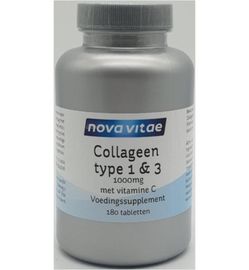 Nova Vitae Nova Vitae Collageen type 1 & 3 1000 mg (180tb)
