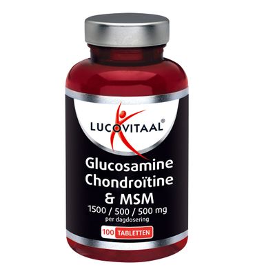 Lucovitaal Glucosamine/chondroitine/msm (100tb) 100tb