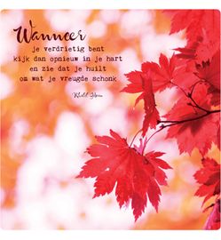 Eco Cards Eco Cards dubbele postkaart tk11 (1 stuk)