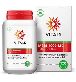 Vitals Vitals MSM zwavel 1000 mg (120 tabletten)
