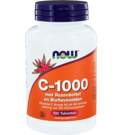 Now Now Vitamine C-1000 met rozenbottel en bioflavonoiden (100 tabletten)