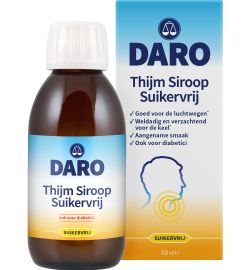 Daro Daro Thijmsiroop Suikervrij (200 ml)