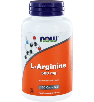 Now L-Arginine 500 mg (100ca) 100ca