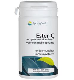 Springfield Springfield Ester-C gebufferde vitamine C (60 vega capsules)