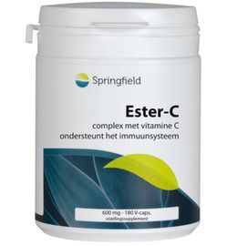 Springfield Springfield Ester-C gebufferde vitamine C (180 vega capsules)