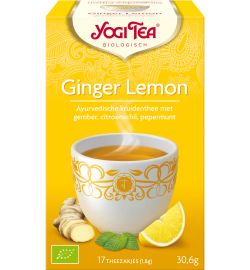 Yogi Tea Yogi Tea Ginger lemon munt bio (17 stuks)