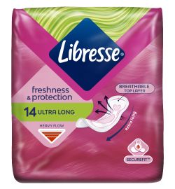 Libresse Libresse Ultra long triple protection (14 stuks)