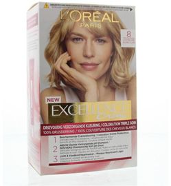L'Oréal L'Oréal Excellence 8 lichtblond (1set)