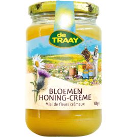 De Traay De Traay Bloemenhoning creme (900 gr)