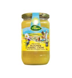 De Traay De Traay Bloemenhoning Creme Bio (900 gr)