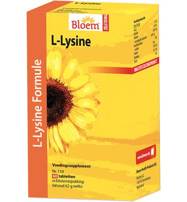 Bloem L-Lysine lipblaasjes (60tb) 60tb