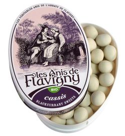Les Anis de Flavigny Les Anis De Flavigny Anijspastilles Cassis Bio (50 gr)