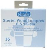 Natalis Natalis Steriel wond kompres (16 stuks)