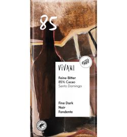 Vivani Vivani Chocolade puur delicaat 85% Santo Domingo bio (100g)