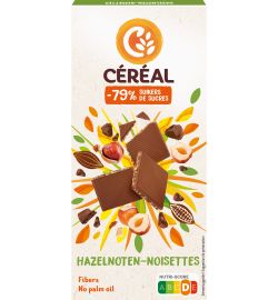 Céréal Céréal Tablet hazelnoot maltitol (80g)