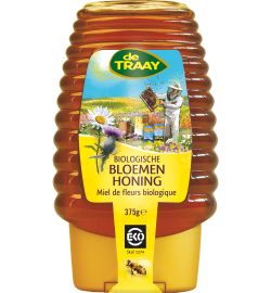 De Traay De Traay Bloemenhoning Knijpfles Bio (375 gr)