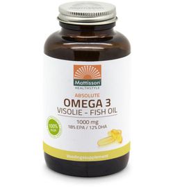 Mattisson Mattisson Absolute Omega 3 Visolie 1000Mg (120 capsules)