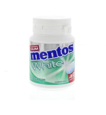 Mentos Gum greenmint white pot (40st) 40st