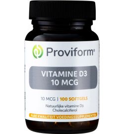 Proviform Proviform Vitamine D3 10Mcg (100 softgels)