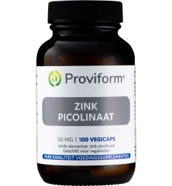 Proviform Proviform Zink Picolinaat 30Mg (100 vega capsules)